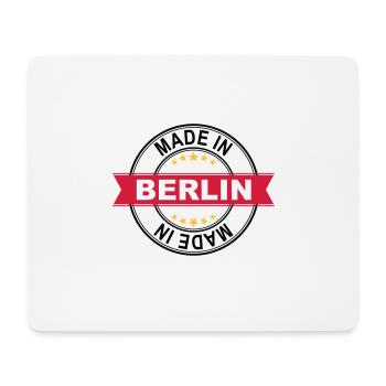 Made in Berlin - Mousepad (Querformat) - Weiß - Vorne