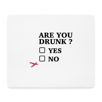 lustiger Trinkspruch - Mousepad (Querformat) - Weiß - Vorne