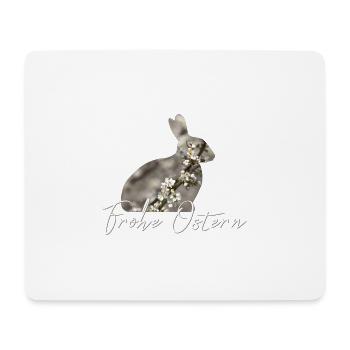 Ostern Frohe Ostern - Mousepad (Querformat) - Weiß - Vorne