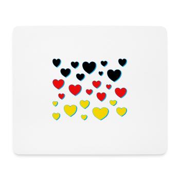 Germany Black Red Gold - Mouse Pad (horizontal) - white - Front