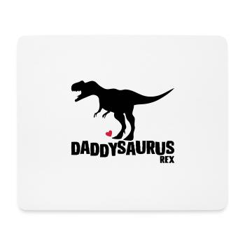 Journée Idée cadeau des pères daddysaurus - fête des pères - Tapis de souris (format paysage) - blanc - Devant