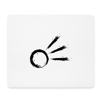 Komet Symbol Schweifstern Astrologie Astronomie - Mousepad (Querformat) - Weiß - Vorne
