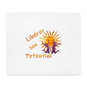 Libérer son potentiel - Tapis de souris (format paysage) - blanc - Devant