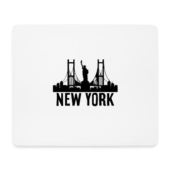 New York - Tapis de souris (format paysage) - blanc - Devant