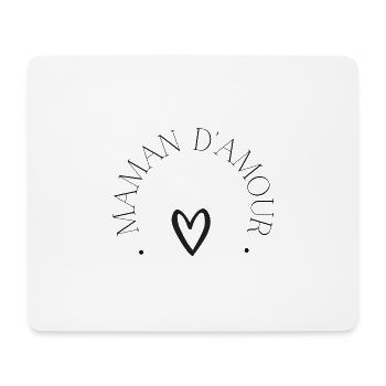 maman d'amour - Tapis de souris (format paysage) - blanc - Devant
