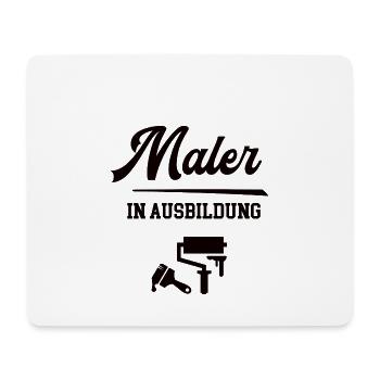 Maler in Ausbildung Malerausbildung Azubi Geselle - Mousepad (Querformat) - Weiß - Vorne
