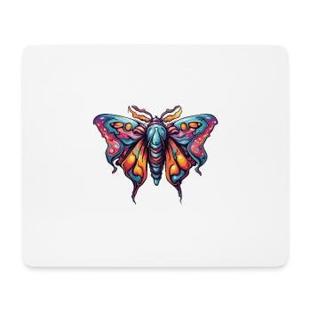 Papillon de nuit / Animal / Insecte / Larve / Ravageur - Tapis de souris (format paysage) - blanc - Devant