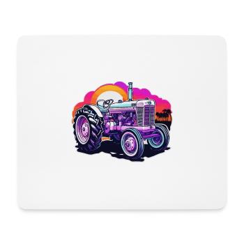 Traktor / Landwirtschaft / Bauer / Feldarbeit - Mousepad (Querformat) - Weiß - Vorne