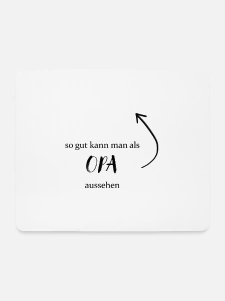 Vatertag Opa - So gut kann man als Opa aussehen - Mousepad (Querformat) - Weiß