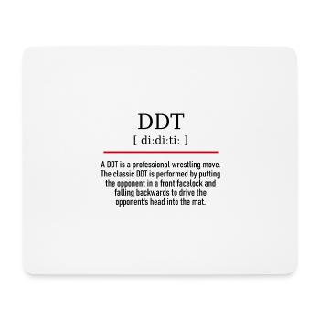 DDT - spelling and description - Mousepad (Querformat) - Weiß - Vorne