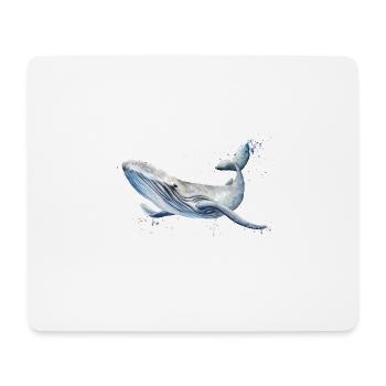 Wal - Mousepad (Querformat) - Weiß - Vorne