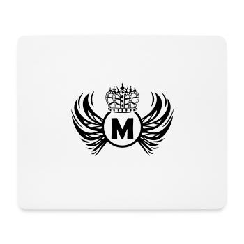 M wappen - Mousepad (Querformat) - Weiß - Vorne