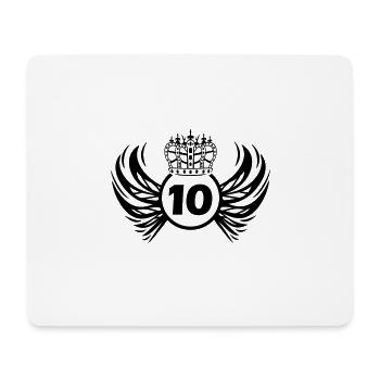 10 coat of arms - Mouse Pad (horizontal) - white - Front