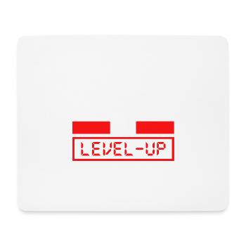 une geek ne vieillit pas elle level up - Mousepad (Querformat) - Weiß - Vorne