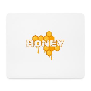 Beekeeper Honey King Honey-Queen Bee Honey - Mouse Pad (horizontal) - white - Front