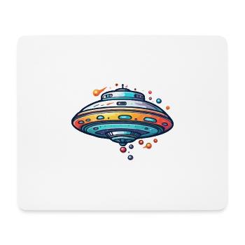 Alien / Vaisseau spatial / OVNI / Zone 51 / Tout / Mars - Tapis de souris (format paysage) - blanc - Devant