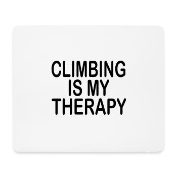 Bouldering Climbing Climbing - Mouse Pad (horizontal) - white - Front