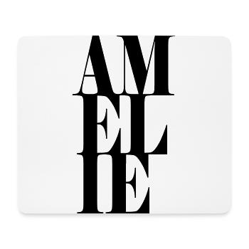 Amelie Name First Name Modern Font Word Art - Mouse Pad (horizontal) - white - Front
