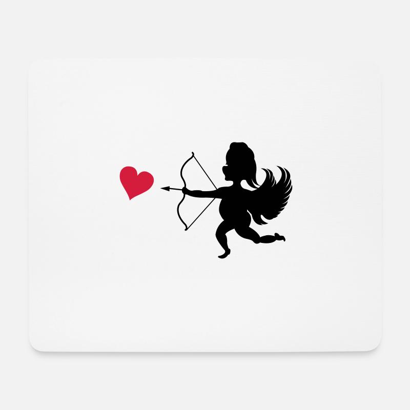 amor engel 02 - Mousepad (Querformat) - Weiß