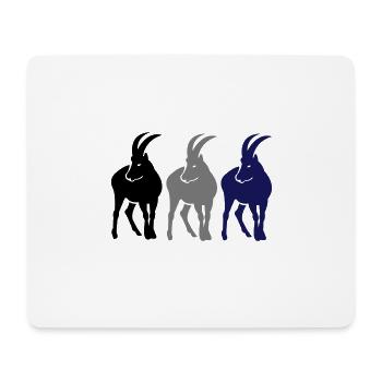 taille de pierre - Tapis de souris (format paysage) - blanc - Devant