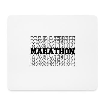 marathon - Mouse Pad (horizontal) - white - Front