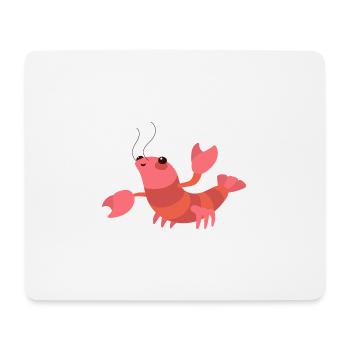 Süßer Hummer - Mousepad (Querformat) - Weiß - Vorne
