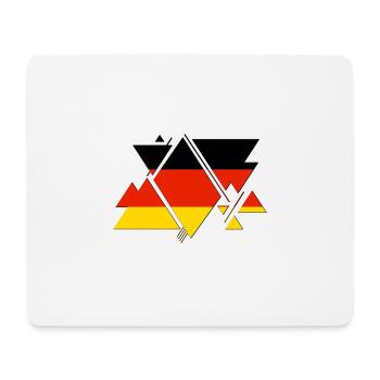 Deutschland Germany Flagge Flag - Mousepad (Querformat) - Weiß - Vorne