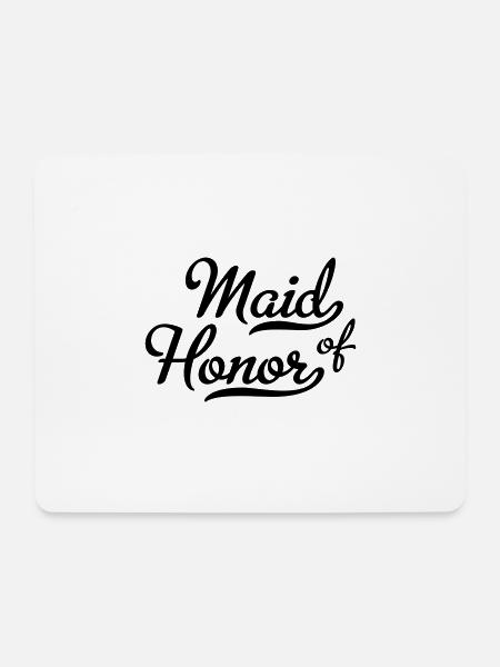Maid of Honor - Mousepad (Querformat) - Weiß