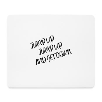 Lyrics - Jump Around - Mousepad (Querformat) - Weiß - Vorne