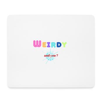 Seltsam/Wehr - Mousepad (Querformat) - Weiß - Vorne