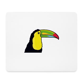 Toucan - Mouse Pad (horizontal) - white - Front