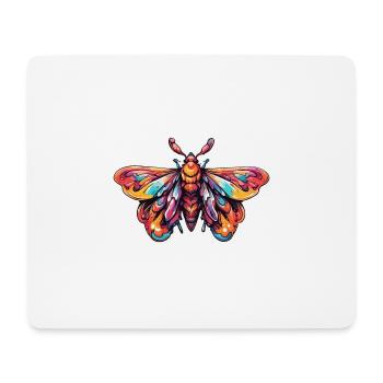 Papillon de nuit / Animal / Insecte / Larve / Ravageur - Tapis de souris (format paysage) - blanc - Devant