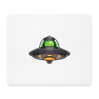 Alien / Vaisseau spatial / OVNI / Zone 51 / Tout / Mars - Tapis de souris (format paysage) - blanc - Devant
