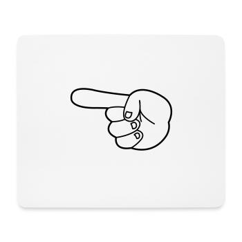 index 01 - Tapis de souris (format paysage) - blanc - Devant