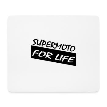 SUPERMOTO FOR LIFE - Mouse Pad (horizontal) - white - Front