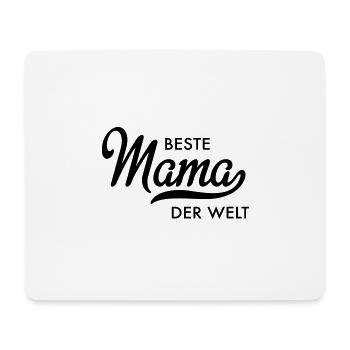Beste Mama der Welt - Mousepad (Querformat) - Weiß - Vorne