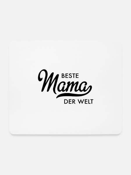 Beste Mama der Welt - Mousepad (Querformat) - Weiß