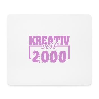 2000 2000 - Mouse Pad (horizontal) - white - Front