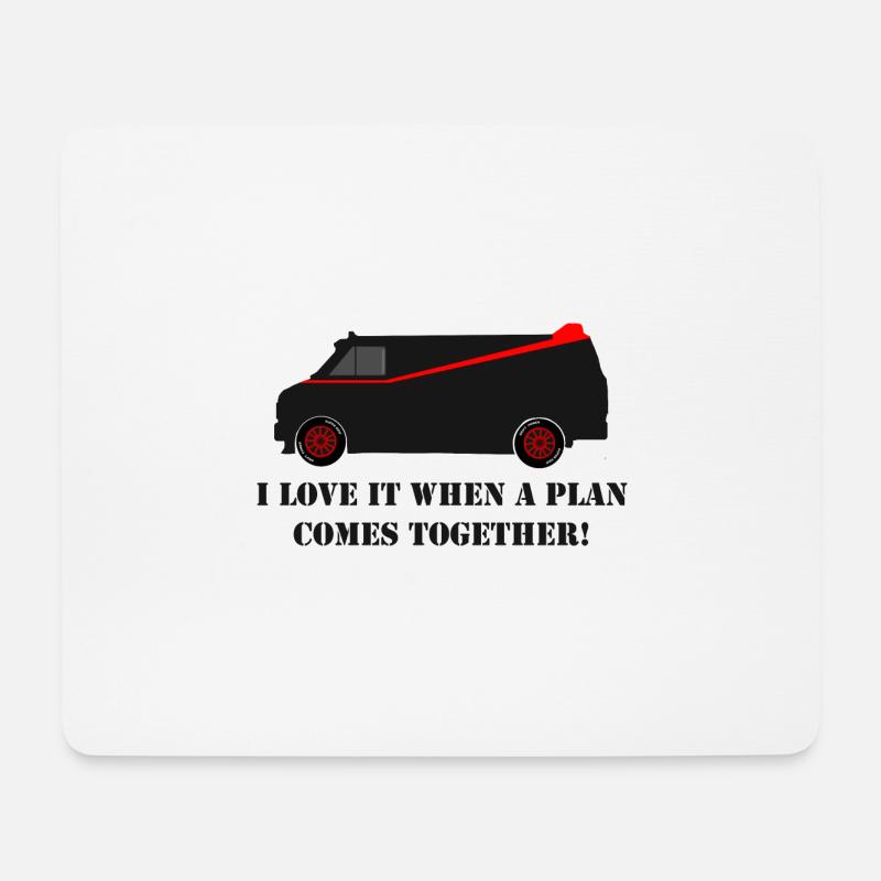 A Team - Mousepad (Querformat) - Weiß