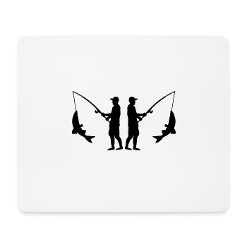 angler 2 - Mouse Pad (horizontal) - white - Front