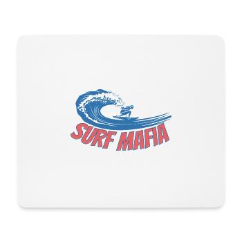 Surf Mafia Vintage Surfing - Tapis de souris (format paysage) - blanc - Devant
