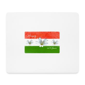 Hungary Flag Hungarian - Mouse Pad (horizontal) - white - Front