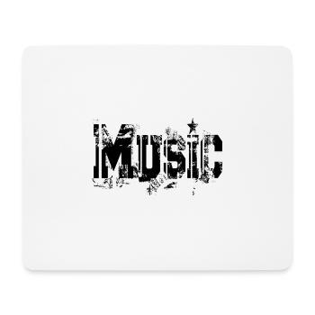 musique - Tapis de souris (format paysage) - blanc - Devant