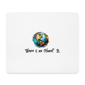Protection du climat No Planet B - Tapis de souris (format paysage) - blanc - Devant