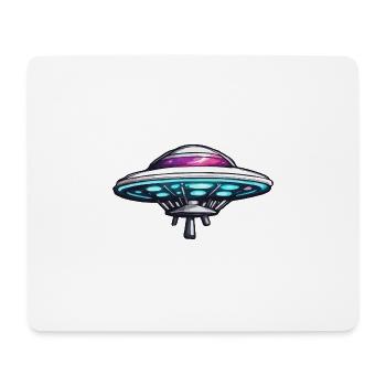 Alien / Vaisseau spatial / OVNI / Zone 51 / Tout / Mars - Tapis de souris (format paysage) - blanc - Devant