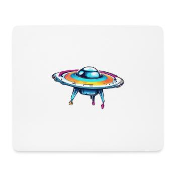 Alien / Vaisseau spatial / OVNI / Zone 51 / Tout / Mars - Tapis de souris (format paysage) - blanc - Devant