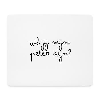 Willst du mein Pate sein? - Mousepad (Querformat) - Weiß - Vorne
