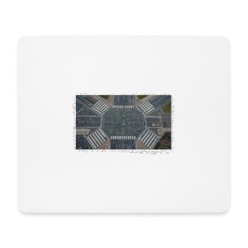 Urban intersection geometry - Mouse Pad (horizontal) - white - Front