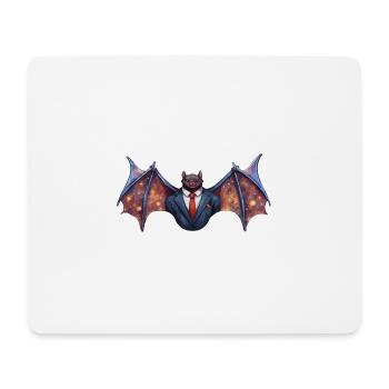Fledermaus / Vampir / Dracula / Tier / Halloween - Mousepad (Querformat) - Weiß - Vorne