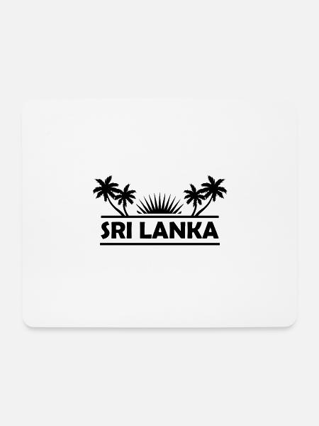 sri lanka - Mousepad (Querformat) - Weiß